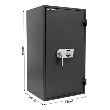 Rottner Wertschutzschrank EN1 Fire Profi 100 Elektronikschloss anthrazit T05010